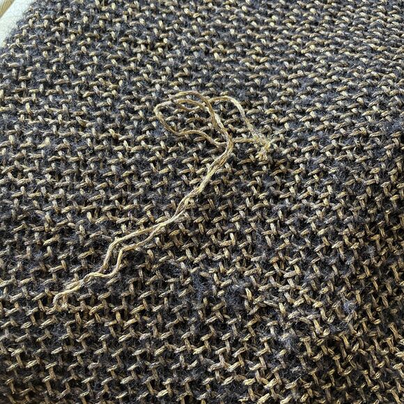 Eileen Fisher Knit Sweater Size S Black Gold Mohair Alpaca Blend Minimalistfr - Picture 6 of 8